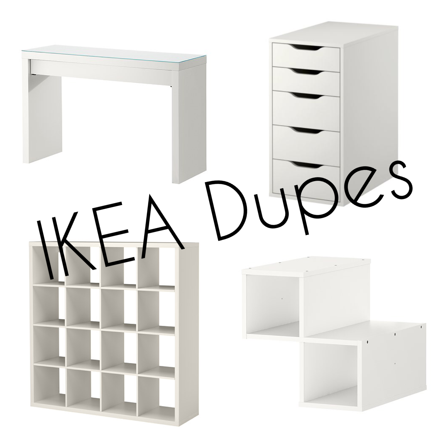 Ikea Furniture and Storage Dupes Laura Elizabeth xo